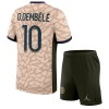 Maillot de Supporter Paris Saint-Germain O. Dembele 10 Quatrième Jordan 2023-24 Pour Enfant